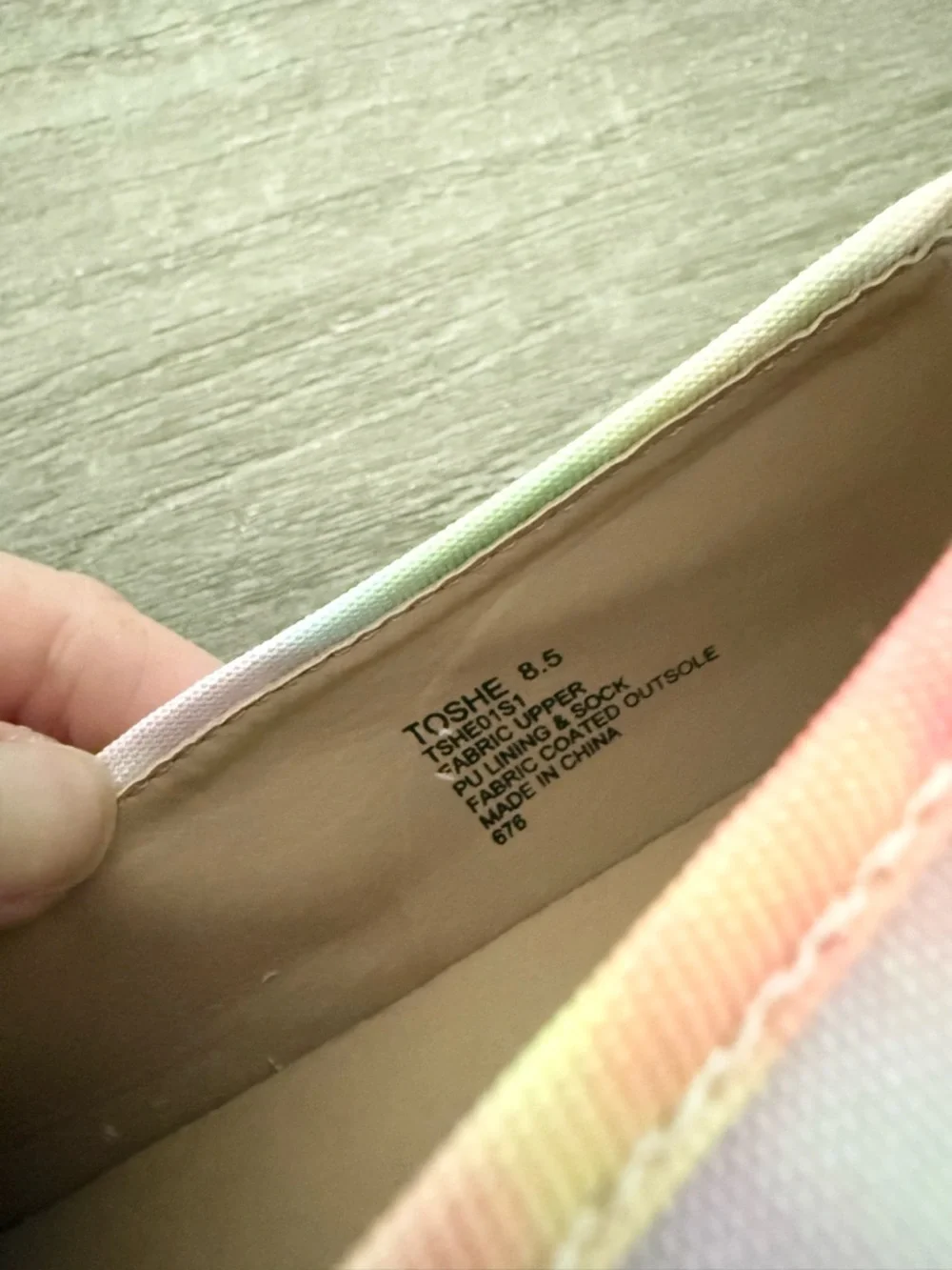 Steve Madden Toshe Slip-On Platform Sneakers in Canvas Pastel Tie-Dye Size 8.5